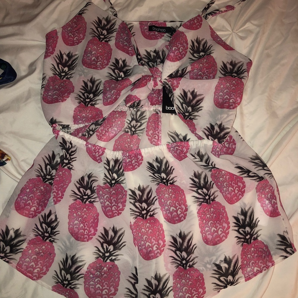 Pineapple Romper NWT